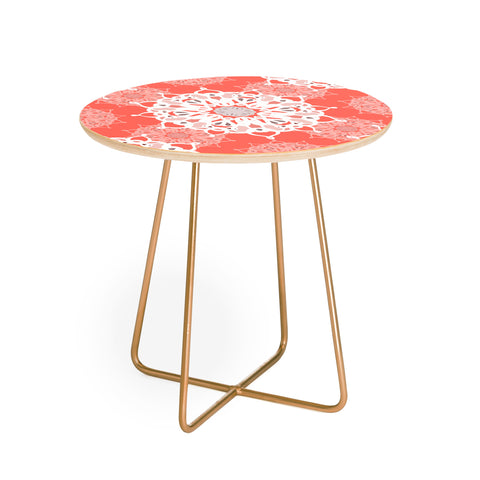 Lisa Argyropoulos Coraled Mandalas Round Side Table