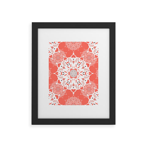 Lisa Argyropoulos Coraled Mandalas Framed Art Print