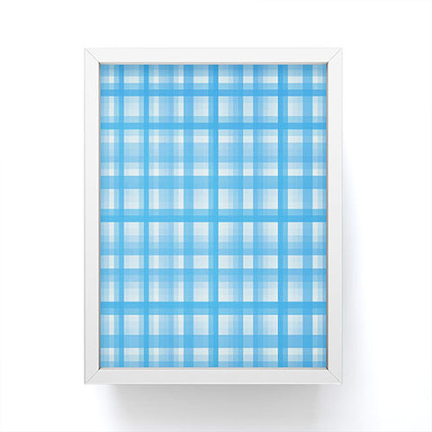 Lisa Argyropoulos Country Plaid Bonnet Blue Framed Mini Art Print