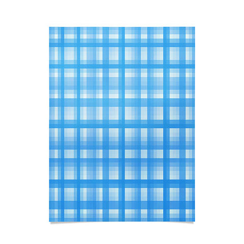 Lisa Argyropoulos Country Plaid Bonnet Blue Poster