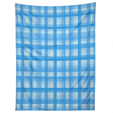 Lisa Argyropoulos Country Plaid Bonnet Blue Tapestry