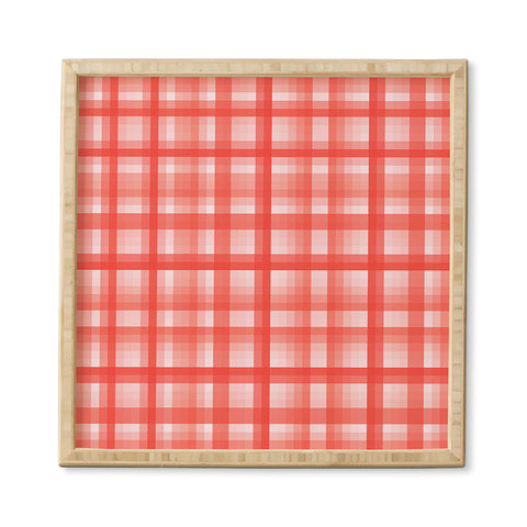 Lisa Argyropoulos Country Plaid Vintage Red Framed Wall Art