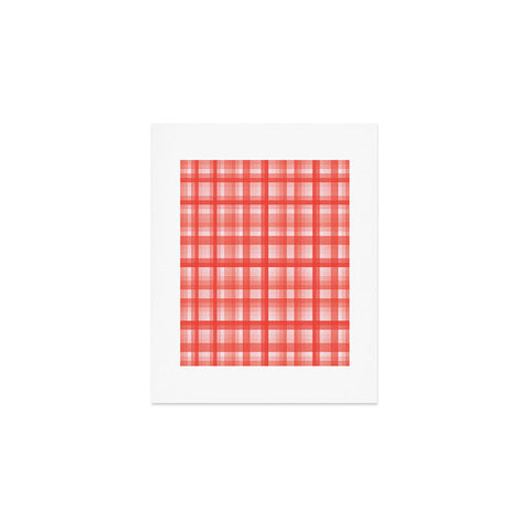 Lisa Argyropoulos Country Plaid Vintage Red Art Print