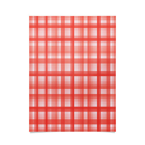 Lisa Argyropoulos Country Plaid Vintage Red Poster