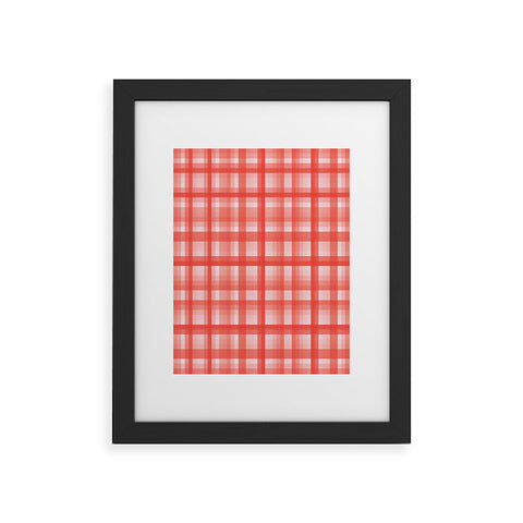 Lisa Argyropoulos Country Plaid Vintage Red Framed Art Print