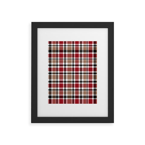 Lisa Argyropoulos Cozy Farm Plaid Framed Art Print