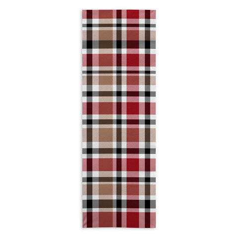 Lisa Argyropoulos Cozy Farm Plaid Yoga Towel