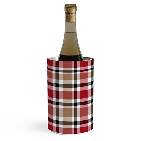 Lisa Argyropoulos Cozy Farm Plaid Wine Chiller