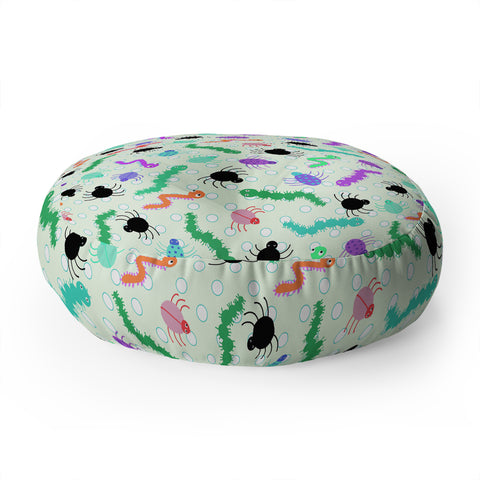 Lisa Argyropoulos Crawlies Floor Pillow Round