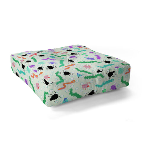 Lisa Argyropoulos Crawlies Floor Pillow Square