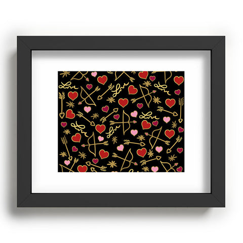 Lisa Argyropoulos Cupid Love on Black Recessed Framing Rectangle