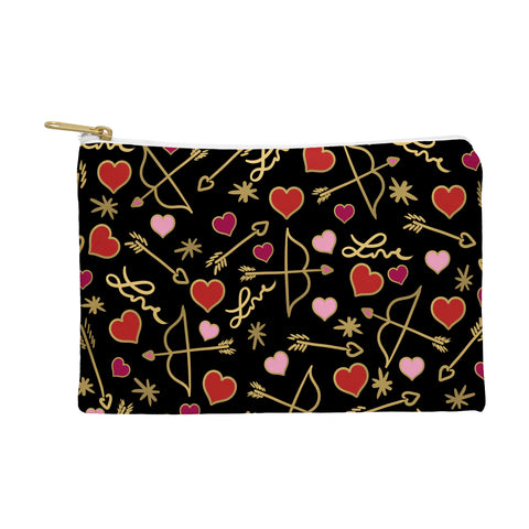 Lisa Argyropoulos Cupid Love on Black Pouch
