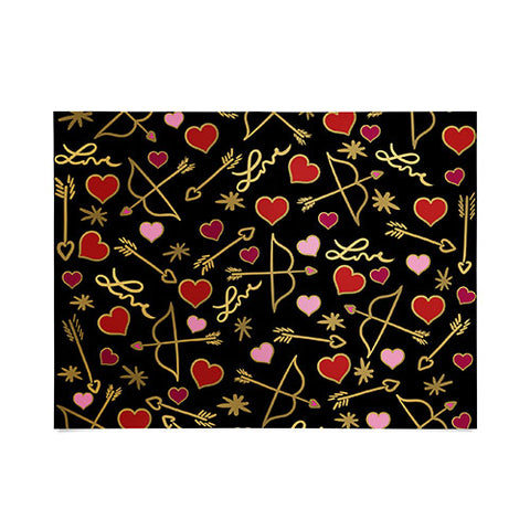 Lisa Argyropoulos Cupid Love on Black Poster