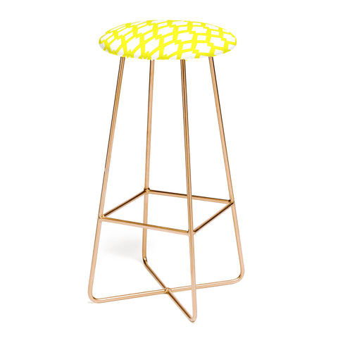 Lisa Argyropoulos Daffy Lattice Lemon Bar Stool