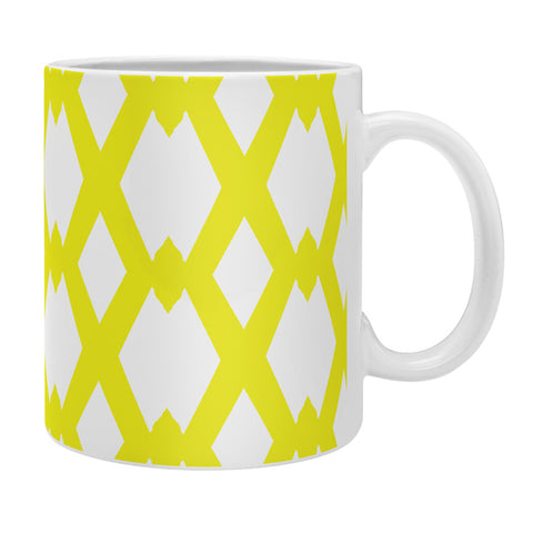 Lisa Argyropoulos Daffy Lattice Lemon Coffee Mug