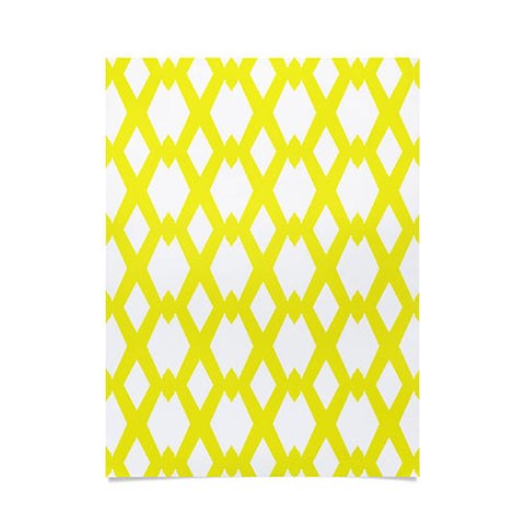 Lisa Argyropoulos Daffy Lattice Lemon Poster