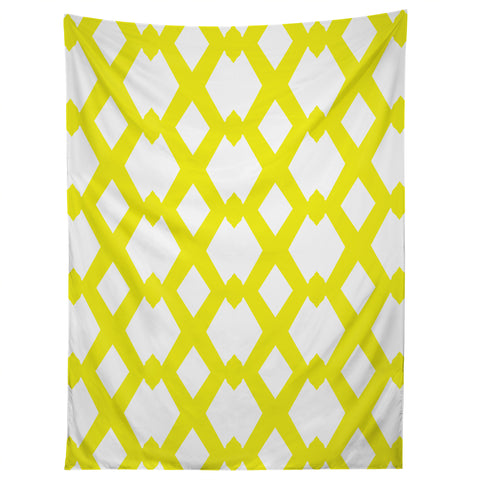Lisa Argyropoulos Daffy Lattice Lemon Tapestry