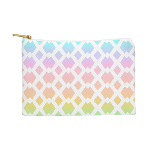 Lisa Argyropoulos Daffy Lattice Pastel Rainbow Pouch