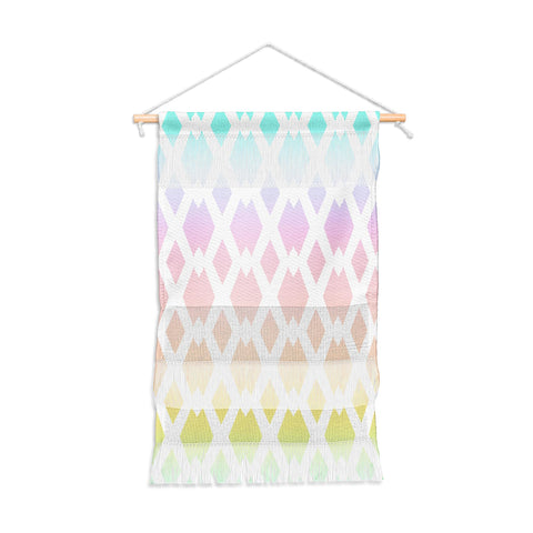 Lisa Argyropoulos Daffy Lattice Pastel Rainbow Wall Hanging Portrait