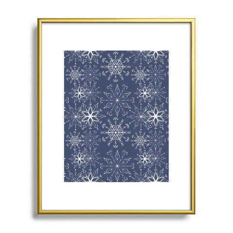 Lisa Argyropoulos Dainties Blue Metal Framed Art Print