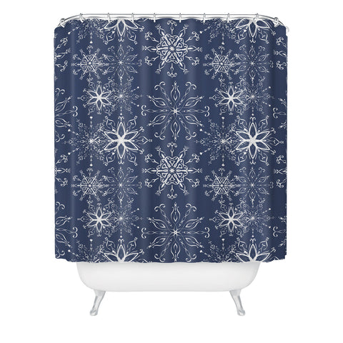 Lisa Argyropoulos Dainties Blue Shower Curtain