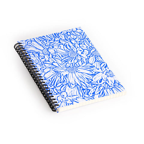 Lisa Argyropoulos Daisy Daisy Blue Spiral Notebook