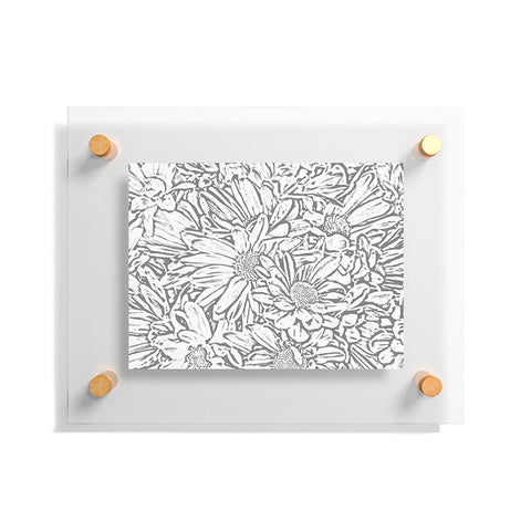 Lisa Argyropoulos Daisy Daisy Dove Gray Floating Acrylic Print