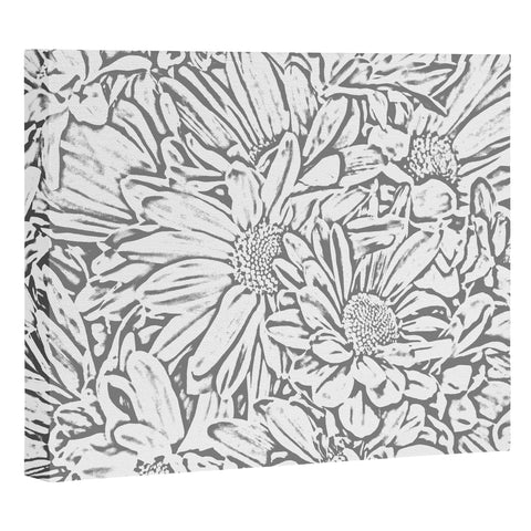 Lisa Argyropoulos Daisy Daisy Dove Gray Art Canvas