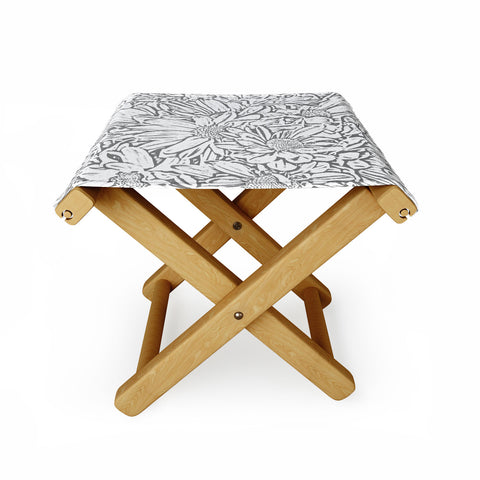Lisa Argyropoulos Daisy Daisy Dove Gray Folding Stool