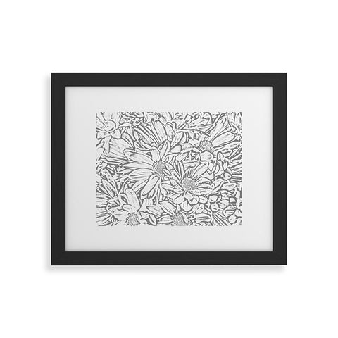 Lisa Argyropoulos Daisy Daisy Dove Gray Framed Art Print