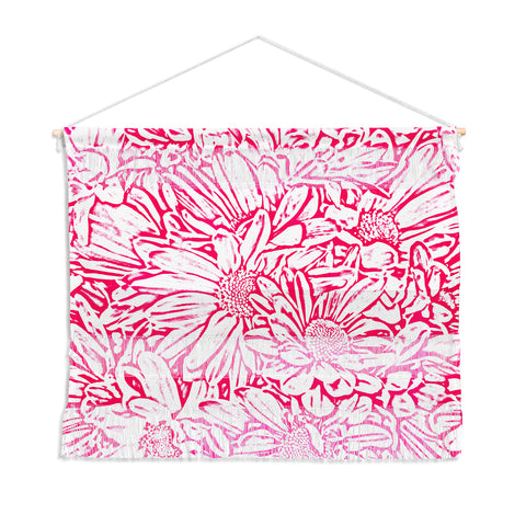 Lisa Argyropoulos Daisy Daisy In Bold Pink Wall Hanging Landscape