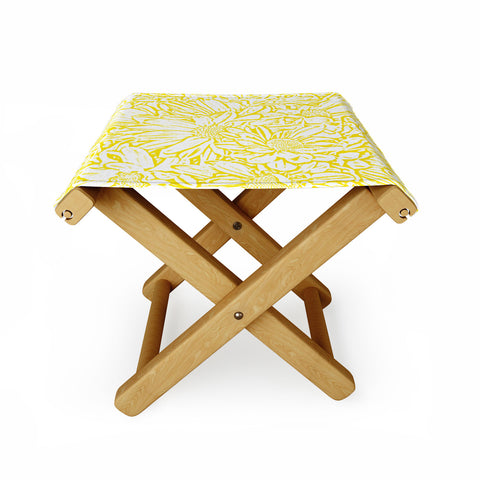 Lisa Argyropoulos Daisy Daisy In Golden Sunshine Folding Stool
