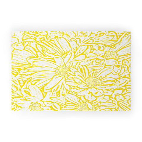 Lisa Argyropoulos Daisy Daisy In Golden Sunshine Welcome Mat