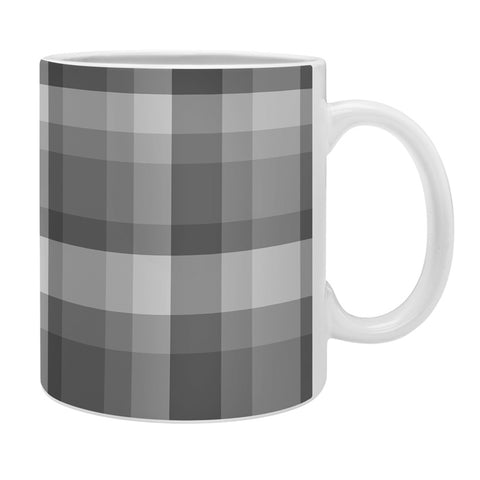 Lisa Argyropoulos Dark Gray Plaid Coffee Mug