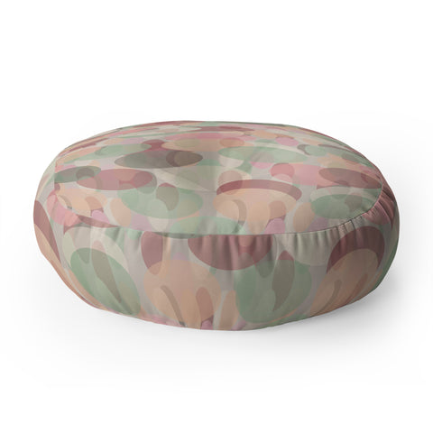 Lisa Argyropoulos Desert Matcha Stones Floor Pillow Round