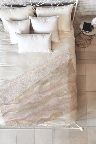 Lisa Argyropoulos Desert Melt Fleece Throw Blanket