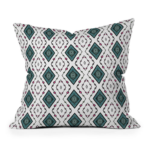 Lisa Argyropoulos Diamond Lane Throw Pillow