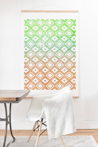 Lisa Argyropoulos Diamond Rain Tropic Art Print And Hanger