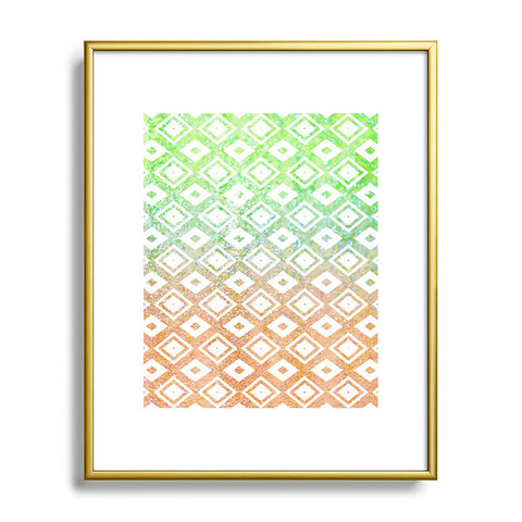 Lisa Argyropoulos Diamond Rain Tropic Metal Framed Art Print