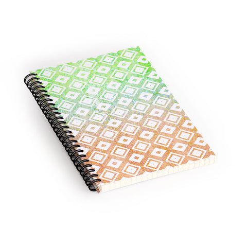Lisa Argyropoulos Diamond Rain Tropic Spiral Notebook