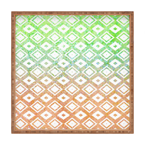 Lisa Argyropoulos Diamond Rain Tropic Square Tray