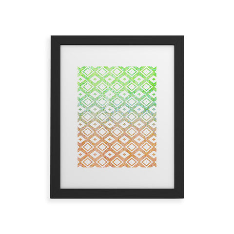 Lisa Argyropoulos Diamond Rain Tropic Framed Art Print