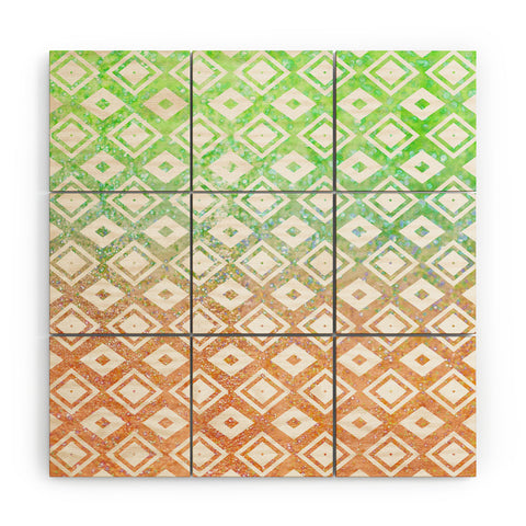 Lisa Argyropoulos Diamond Rain Tropic Wood Wall Mural