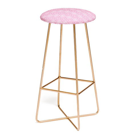Lisa Argyropoulos Diamonds Are Forever Blush Bar Stool