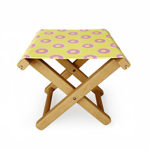 Lisa Argyropoulos Donuts on the Sunny Side Folding Stool