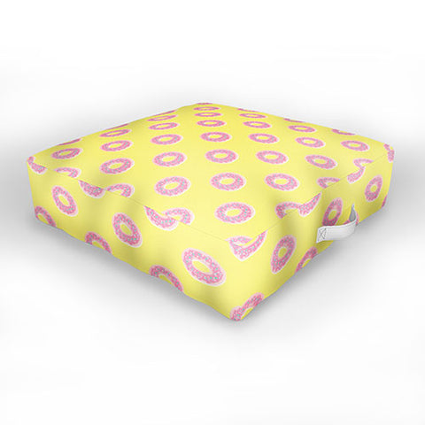 Lisa Argyropoulos Donuts on the Sunny Side Outdoor Floor Cushion