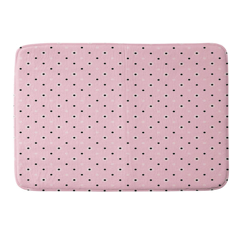 Lisa Argyropoulos Dotty Blush Dots Memory Foam Bath Mat