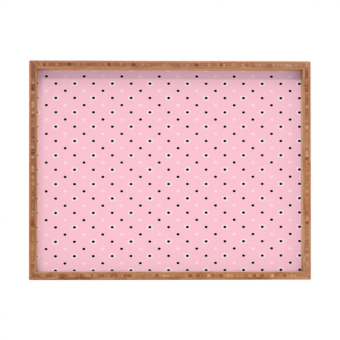 Lisa Argyropoulos Dotty Blush Dots Rectangular Tray