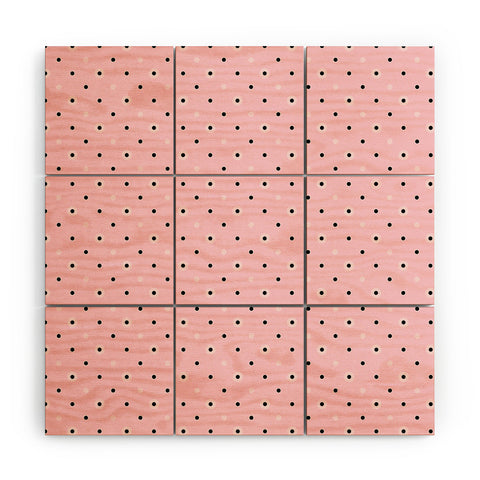 Lisa Argyropoulos Dotty Blush Dots Wood Wall Mural