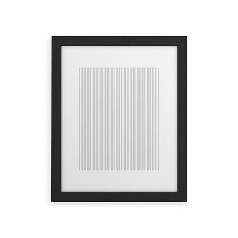 Lisa Argyropoulos Dove Stripe Framed Art Print